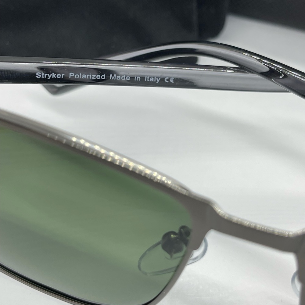 New Stryker Polarized Sunglass ST06214 Gun/Green - Picture 4 of 7